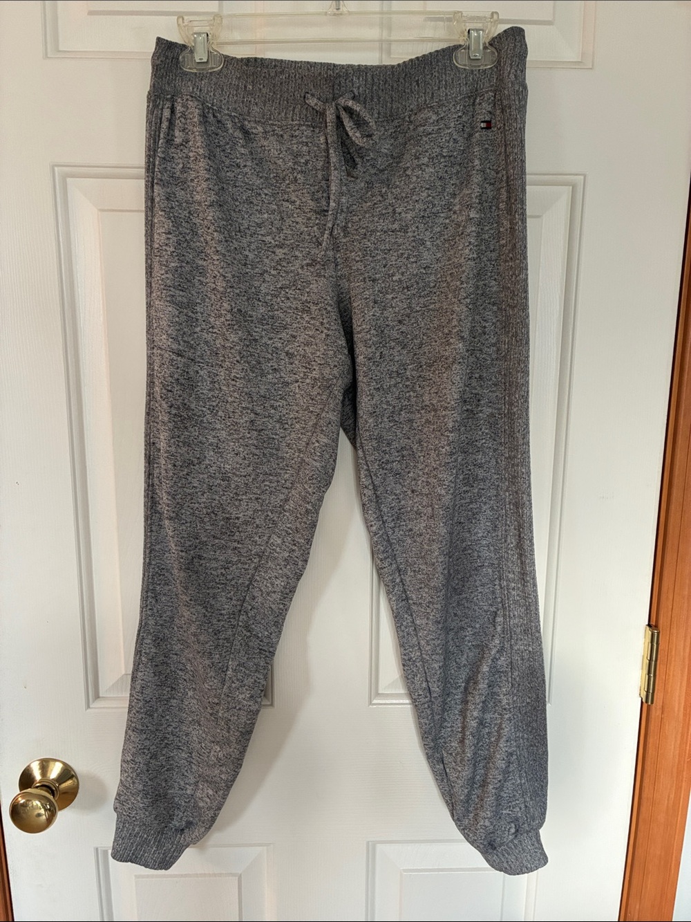 Tommy Hilfiger Women’s Size Small Jogger Sweatpants Grey Heathered Marled